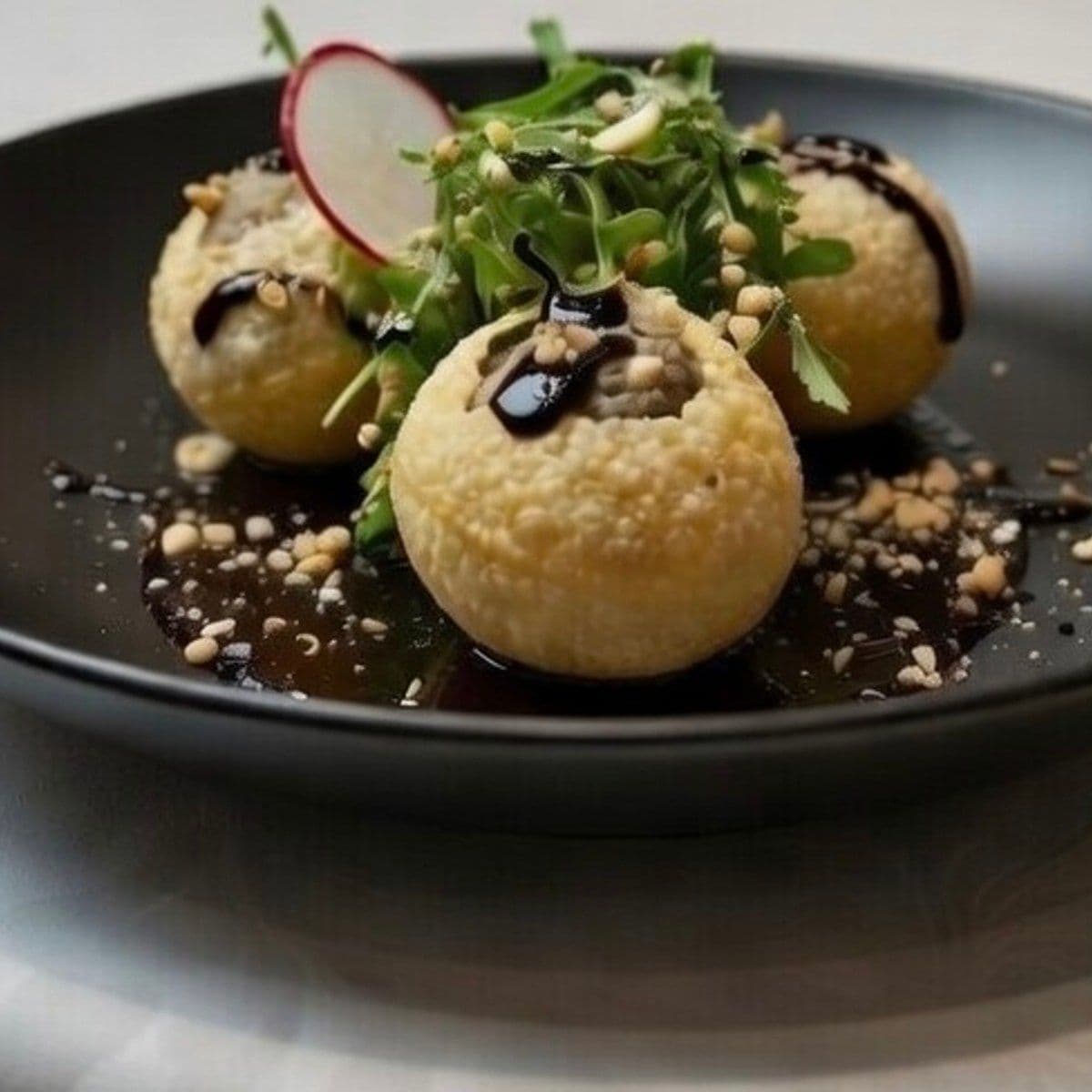 Mushroom Pate Puri